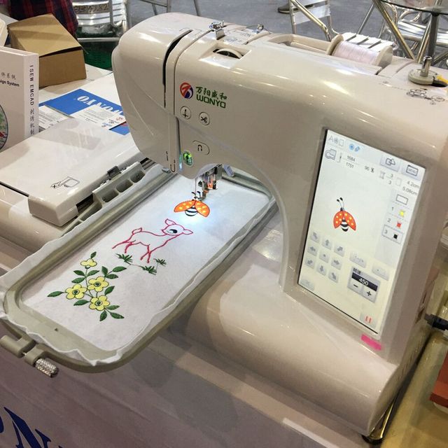 Single Head Computerized Flat Sewing Embroidery Machine